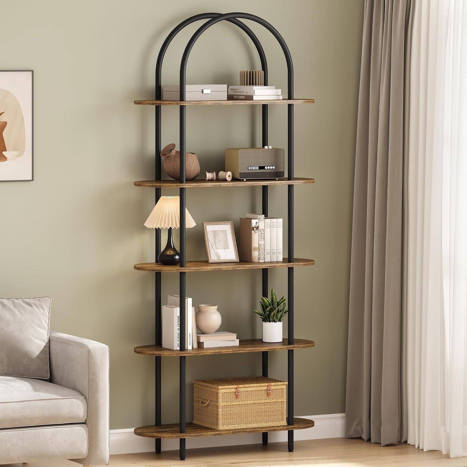 Arched Bookcase