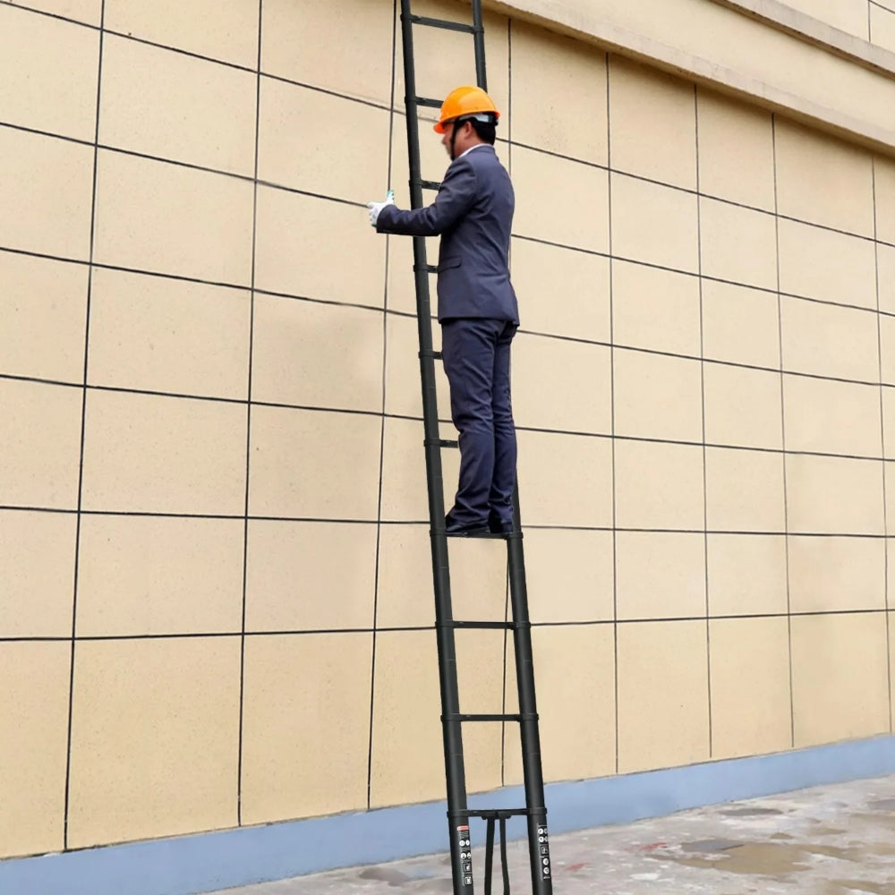 Heavy Duty Telescopic Roof Access Ladder with Roof Hook
