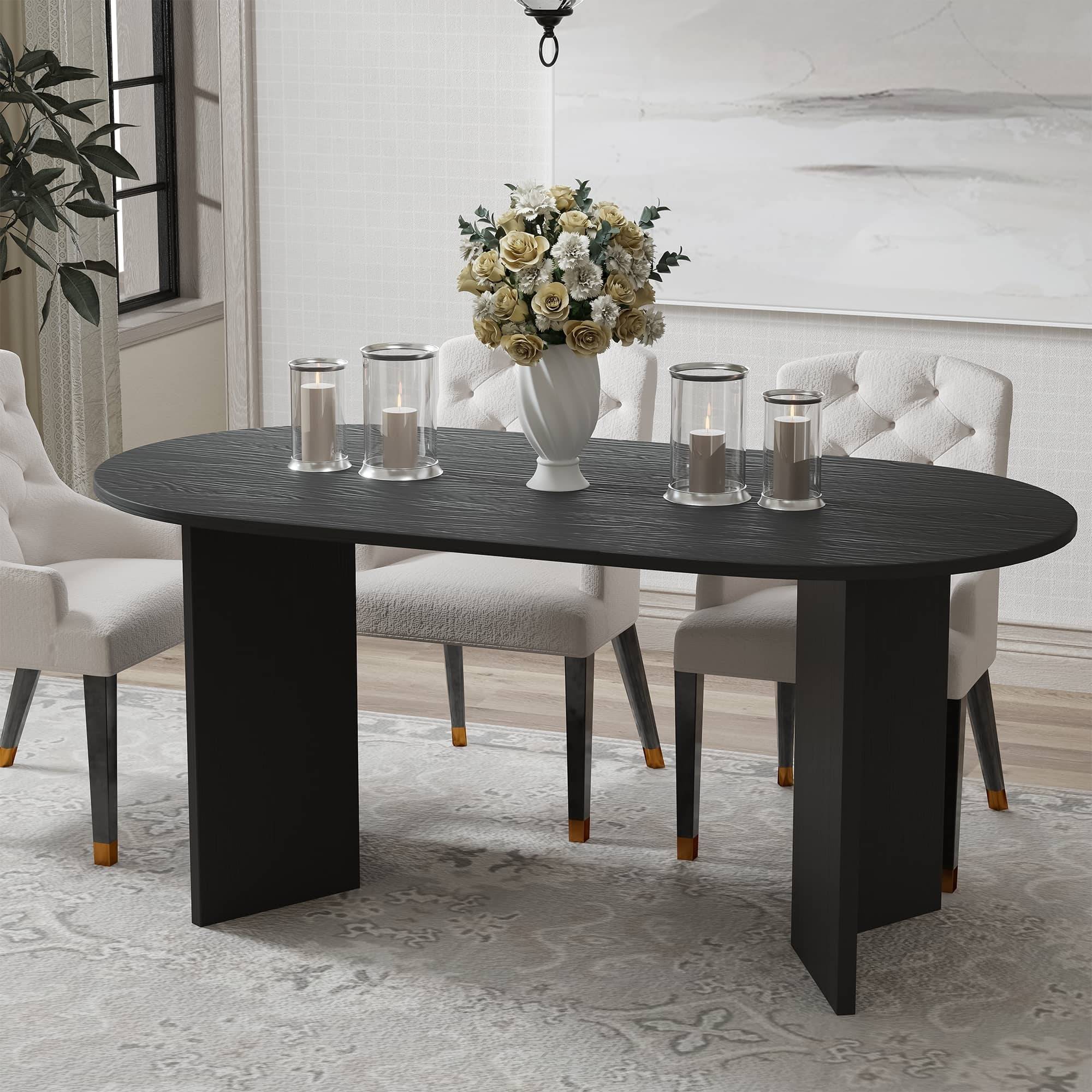 Oval Dining Table for 6