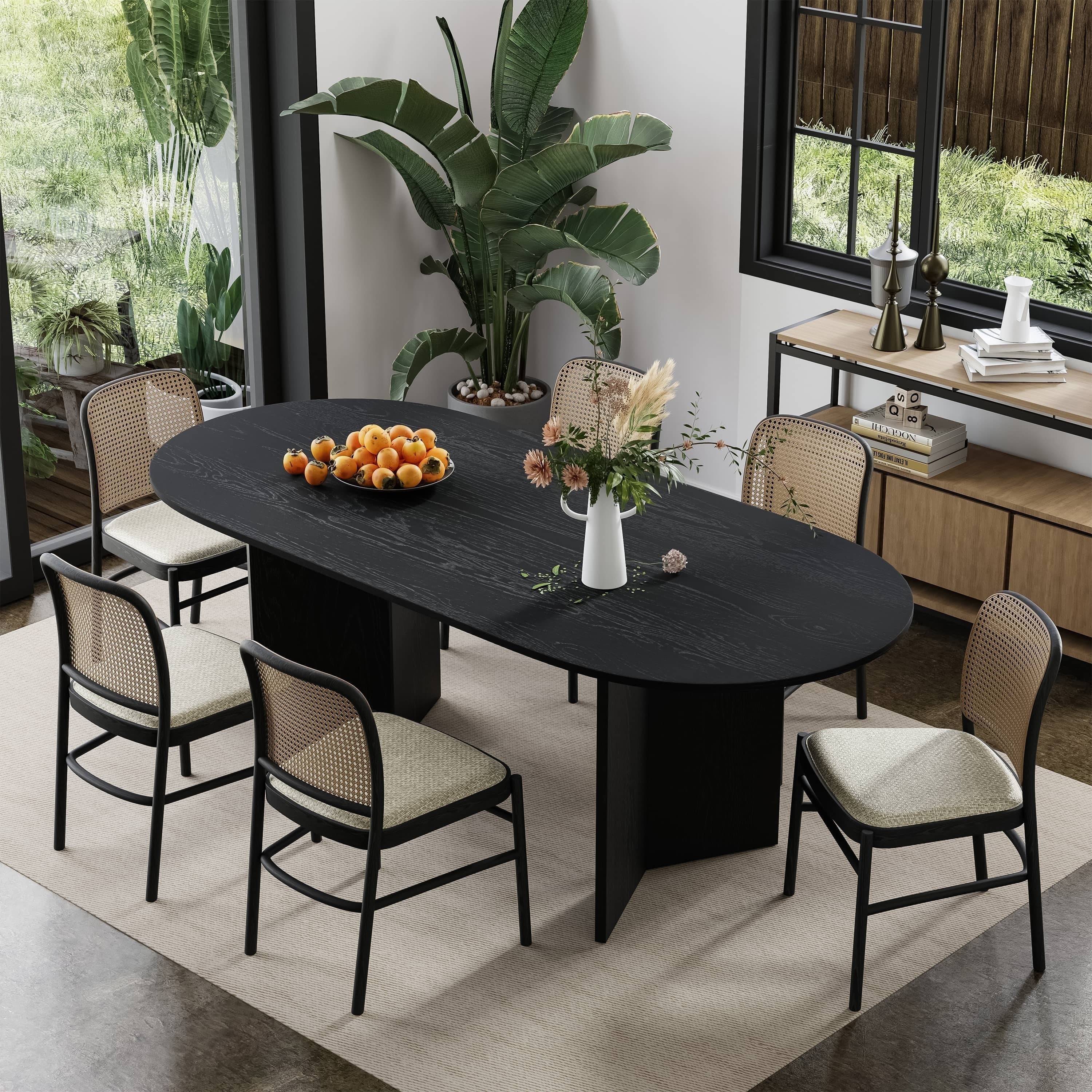 Oval Dining Table for 6