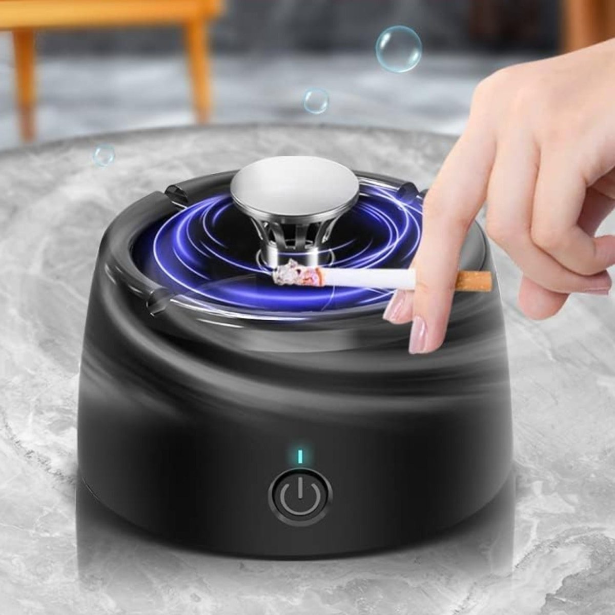 Odorless Smoke-Free Ashtray