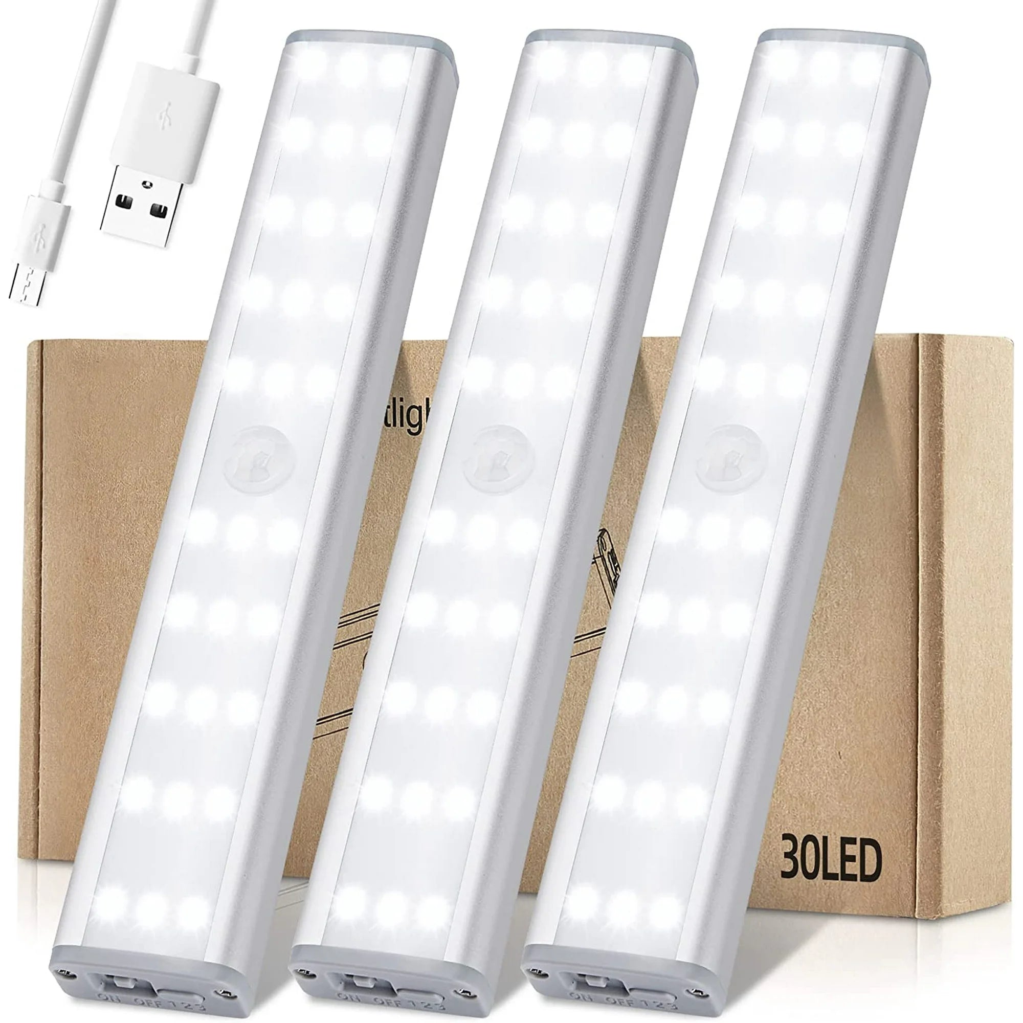 3 Pack Under Cabinet Closet Wardrobe Lights