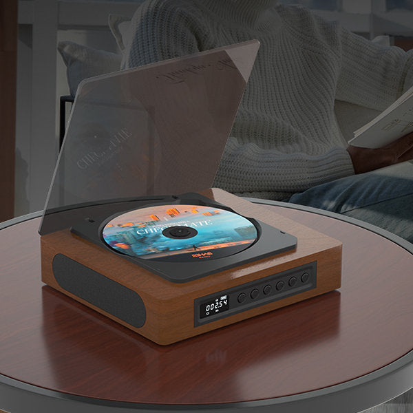 Bluetooth Retro CD Player with Type C Port | Vintage Design, Modern Functionality for Music Lovers and Home Audio Systems
