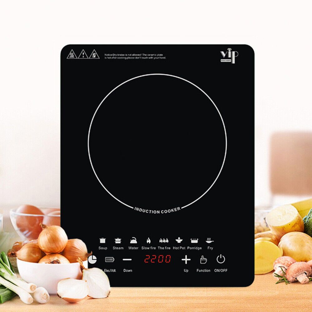 Portable Electric Countertop Single Burner Induction Cooktop Stove