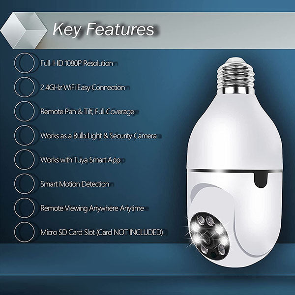 Light Bulb Security Camera
