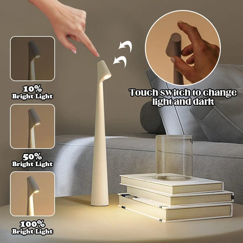 Cordless LED Touch Table Lamp