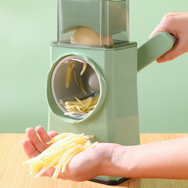 Heavy Duty Manual Rotary Tabletop Vegetable Julienne Cutter Slicer Shredder