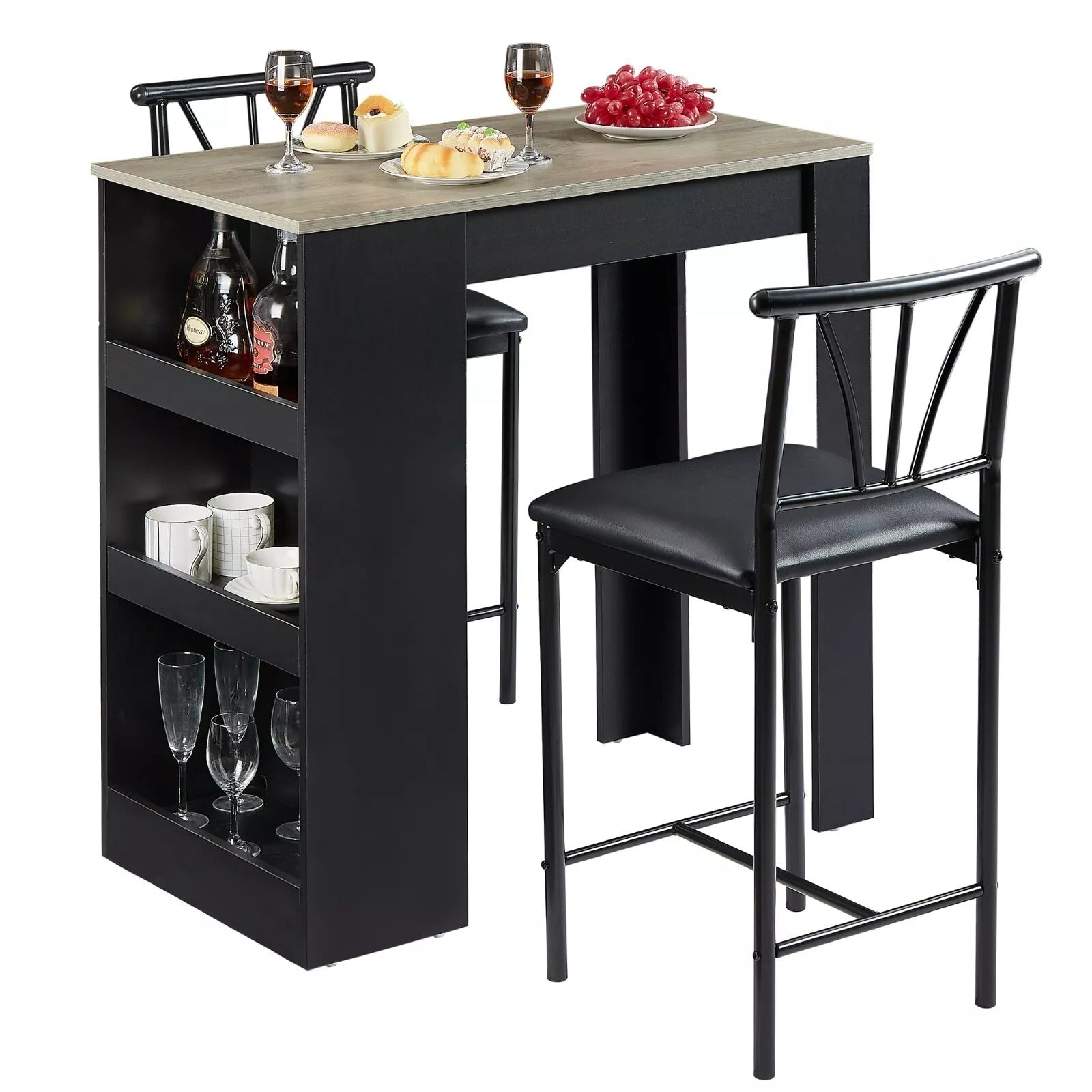 Bar Table Set For 2