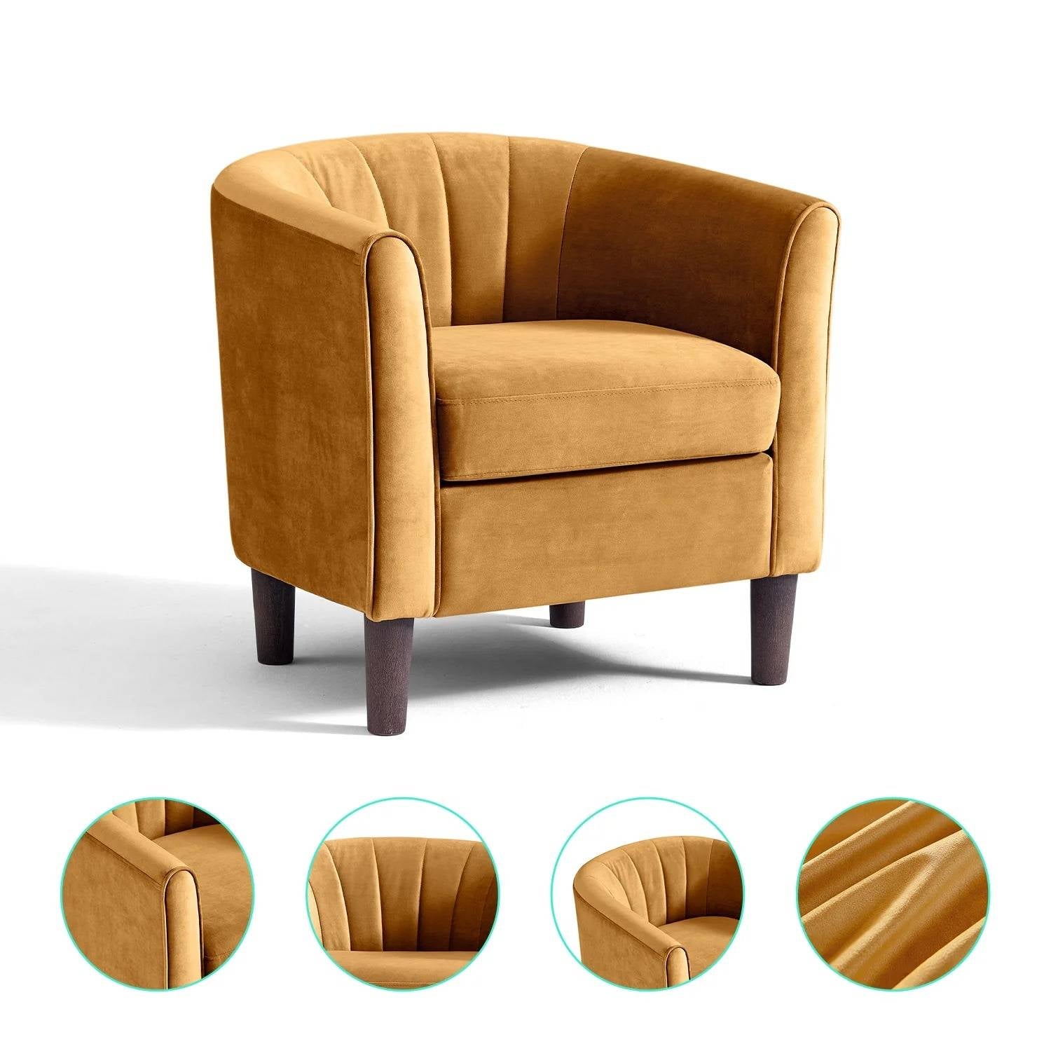 Accent Chair with Ottoman