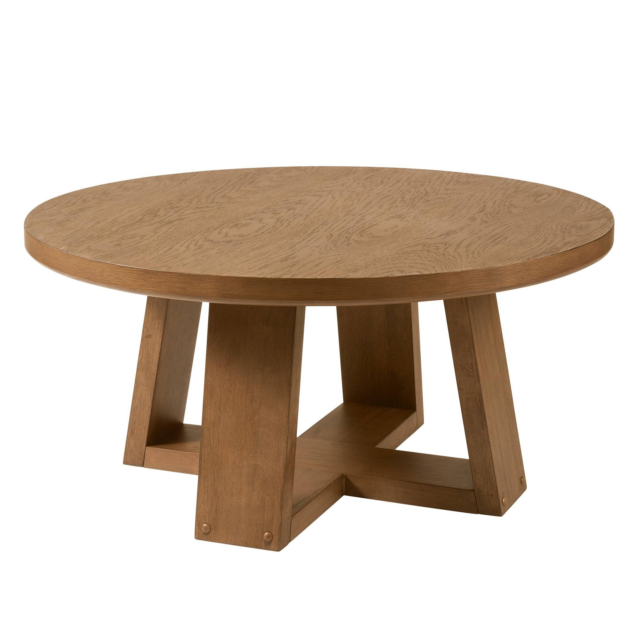 Round Wood Coffee Table