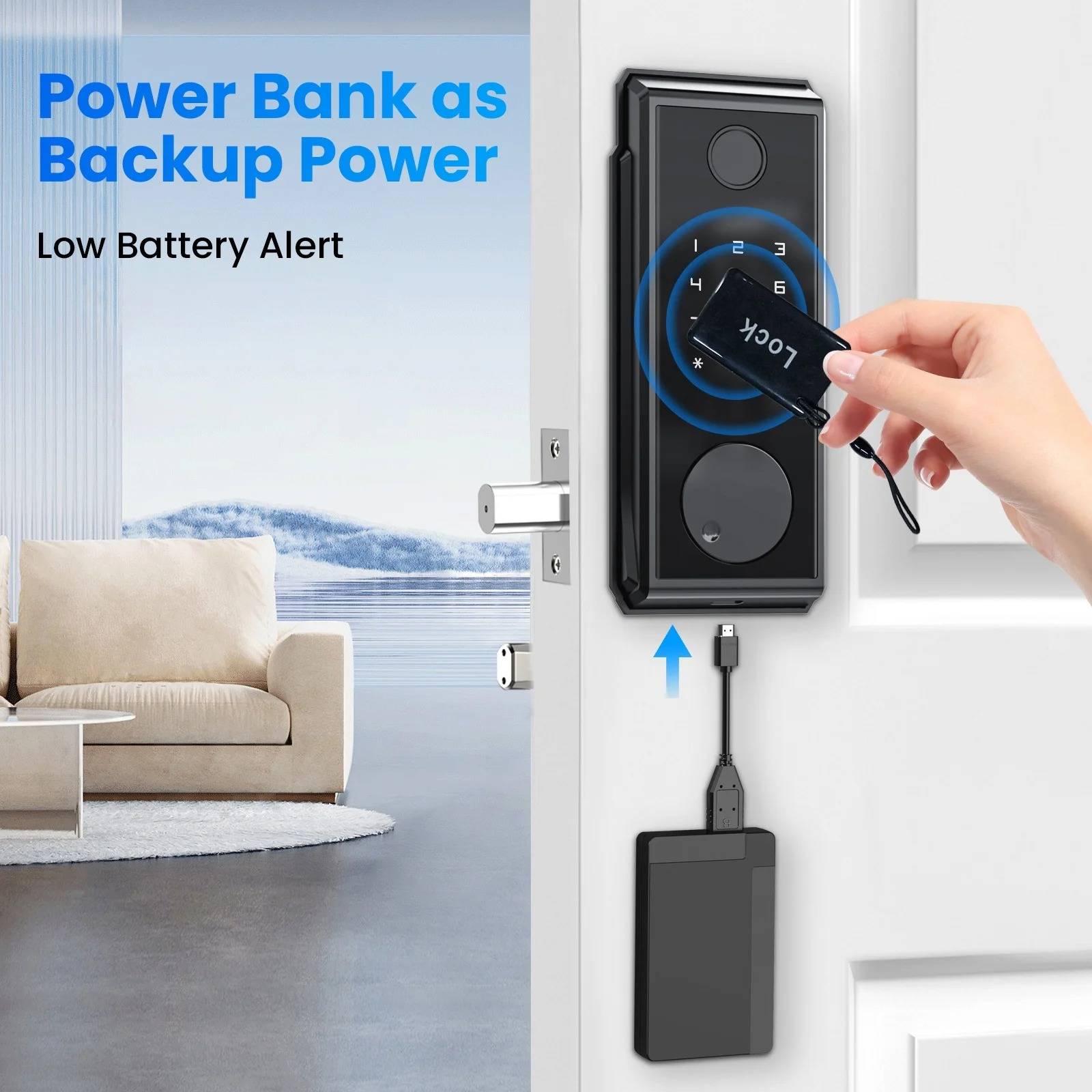 Smart Keyless Digital Deadbolt Door Lock