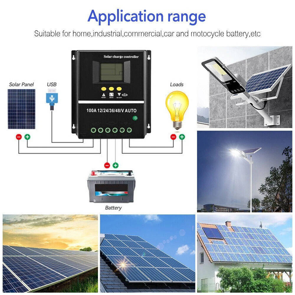 400w Solar Charge Controllers MPPT 12v/24v/36v/48v