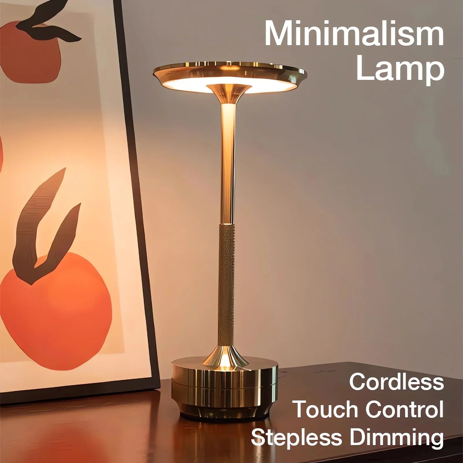 Cable-Free Rechargeable Modern Aura Table Lamp
