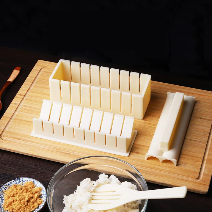 Gourmet Sushi Artisan Kit: 10 Piece Set Sushi Maker