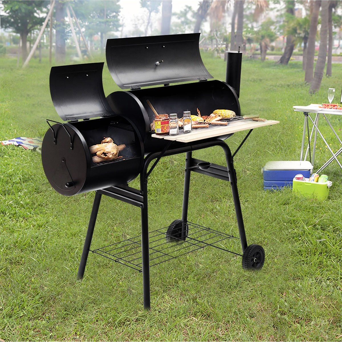 Outdoor BBQ Grill - Barbecue Charcoal Grill