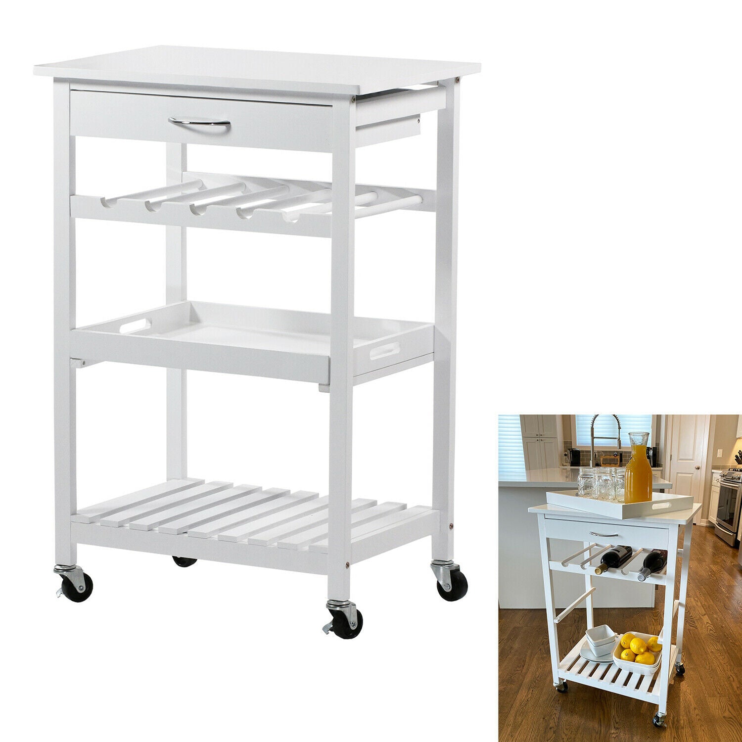Rolling Bar Cart