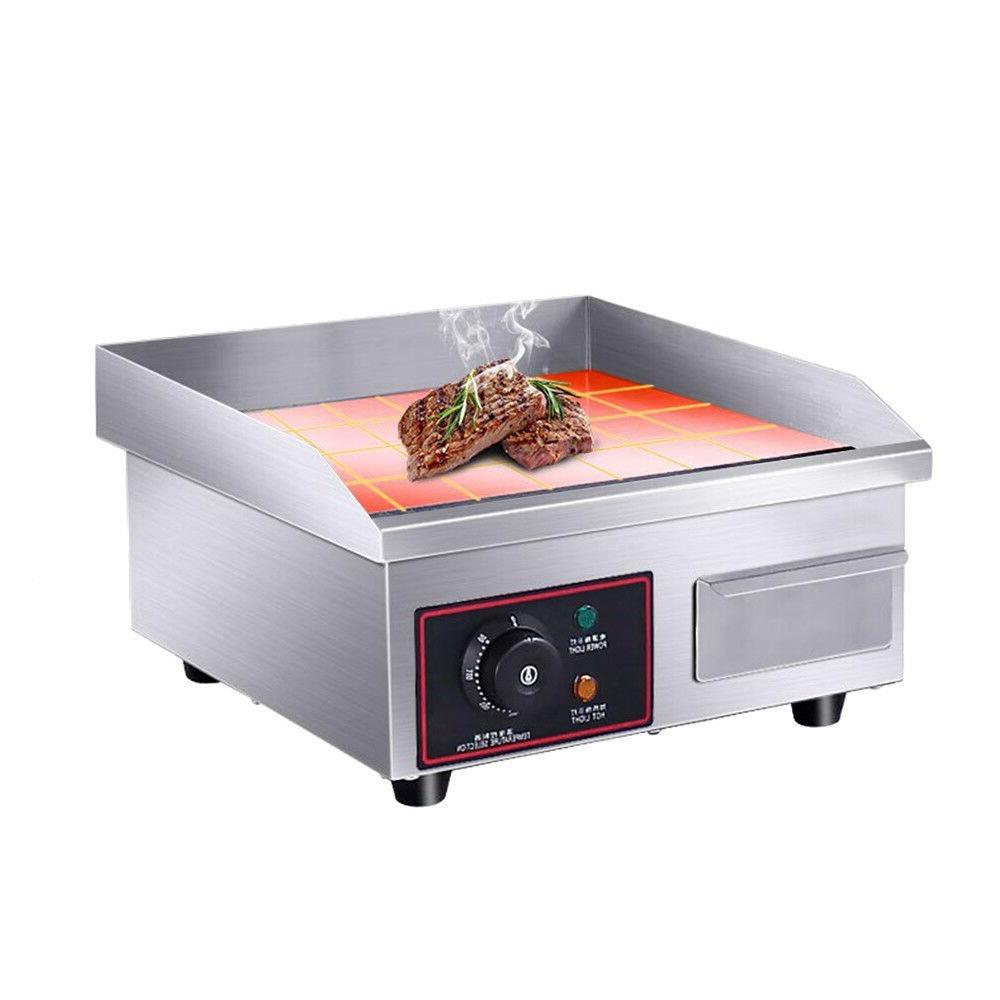 Large Electric Flat Top Indoor / Outdoor Griddle Grill