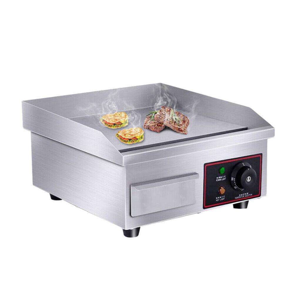 Large Electric Flat Top Indoor / Outdoor Griddle Grill