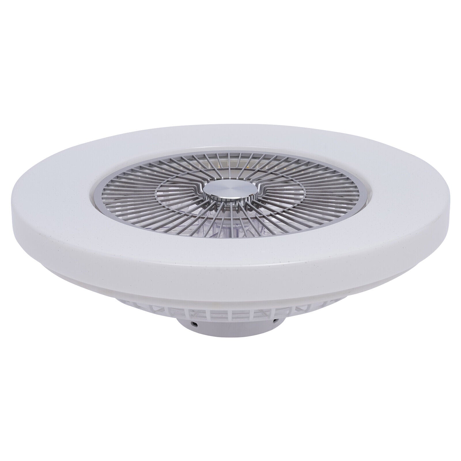 Modern Home Living Room Led Flush Mount Ceiling Fan Light