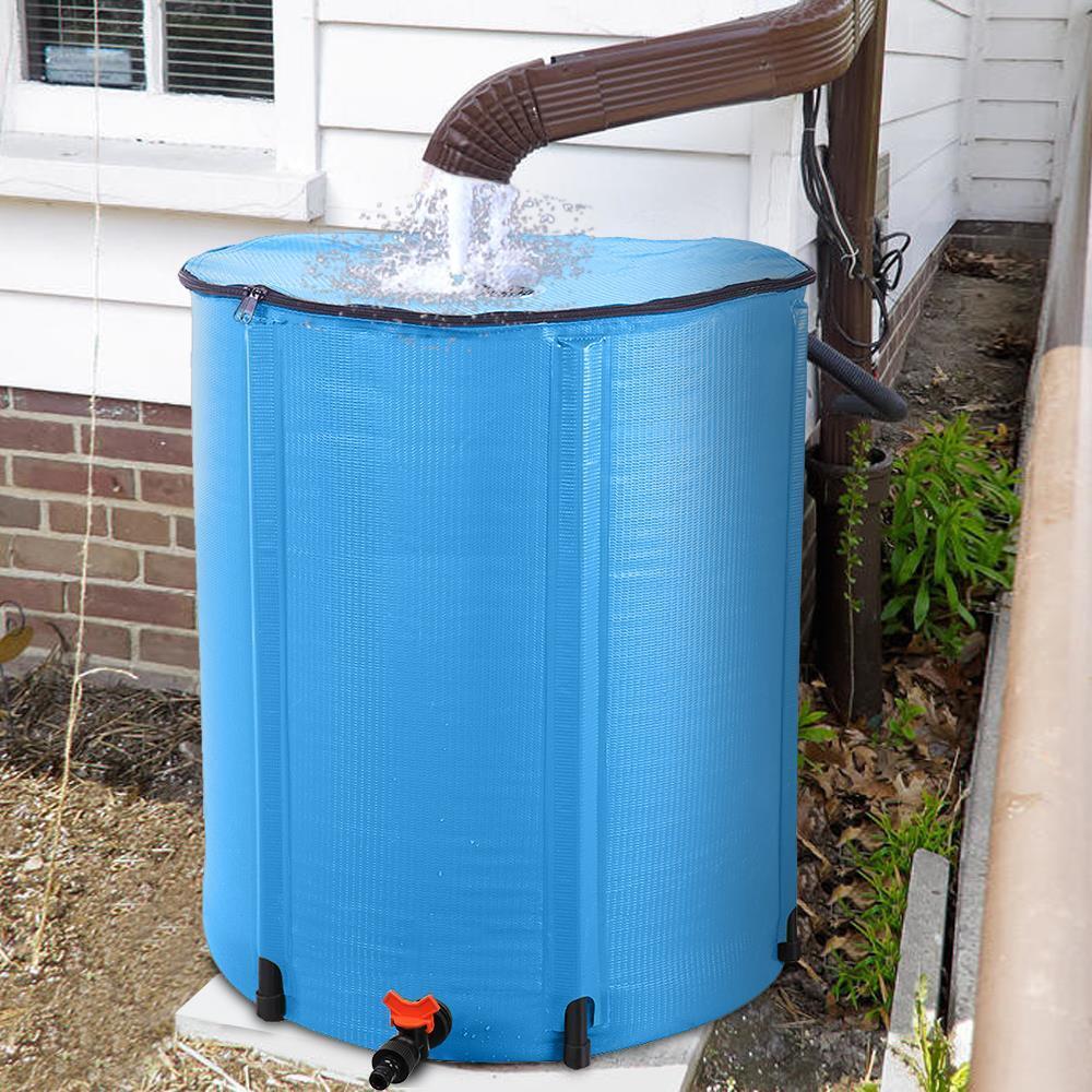 Large Capacity Rain Water Catcher Collector Barrel 50 Gal