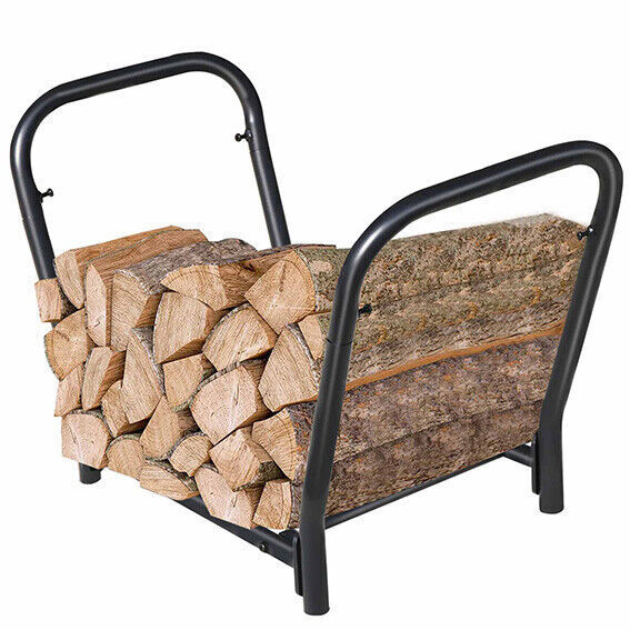 High Quality Metal Indoor / Outdoor Chopped Firewood Storage Rack