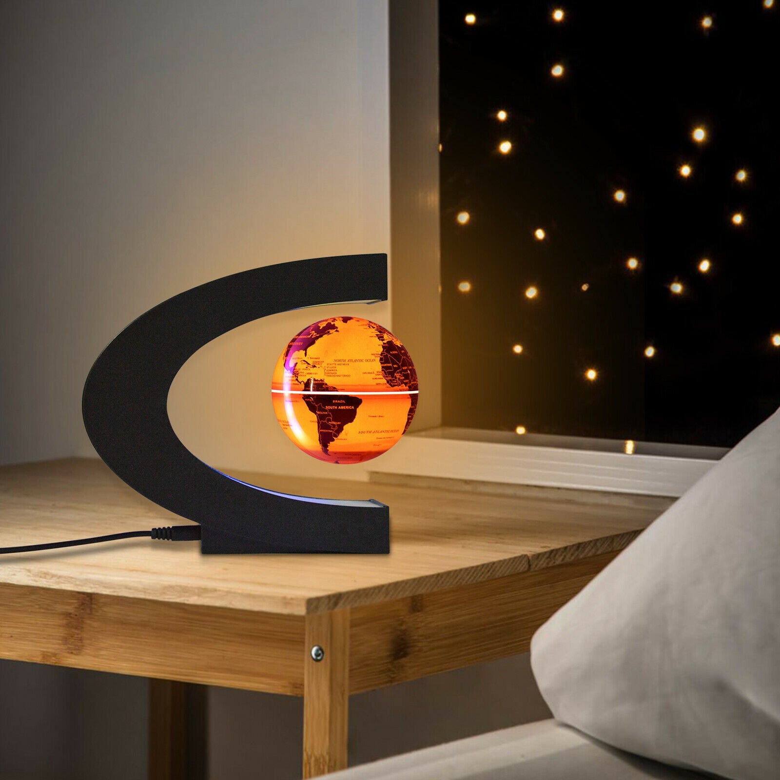 LED Floating Globe Lamp