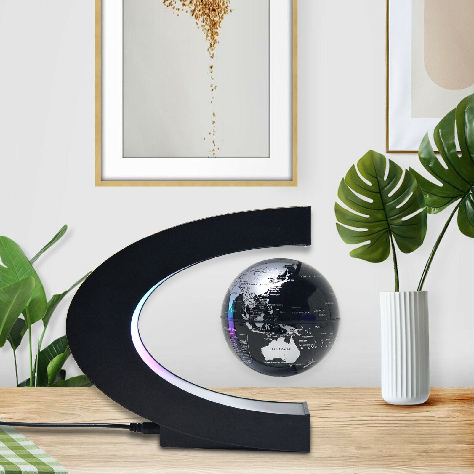 LED Floating Globe Lamp