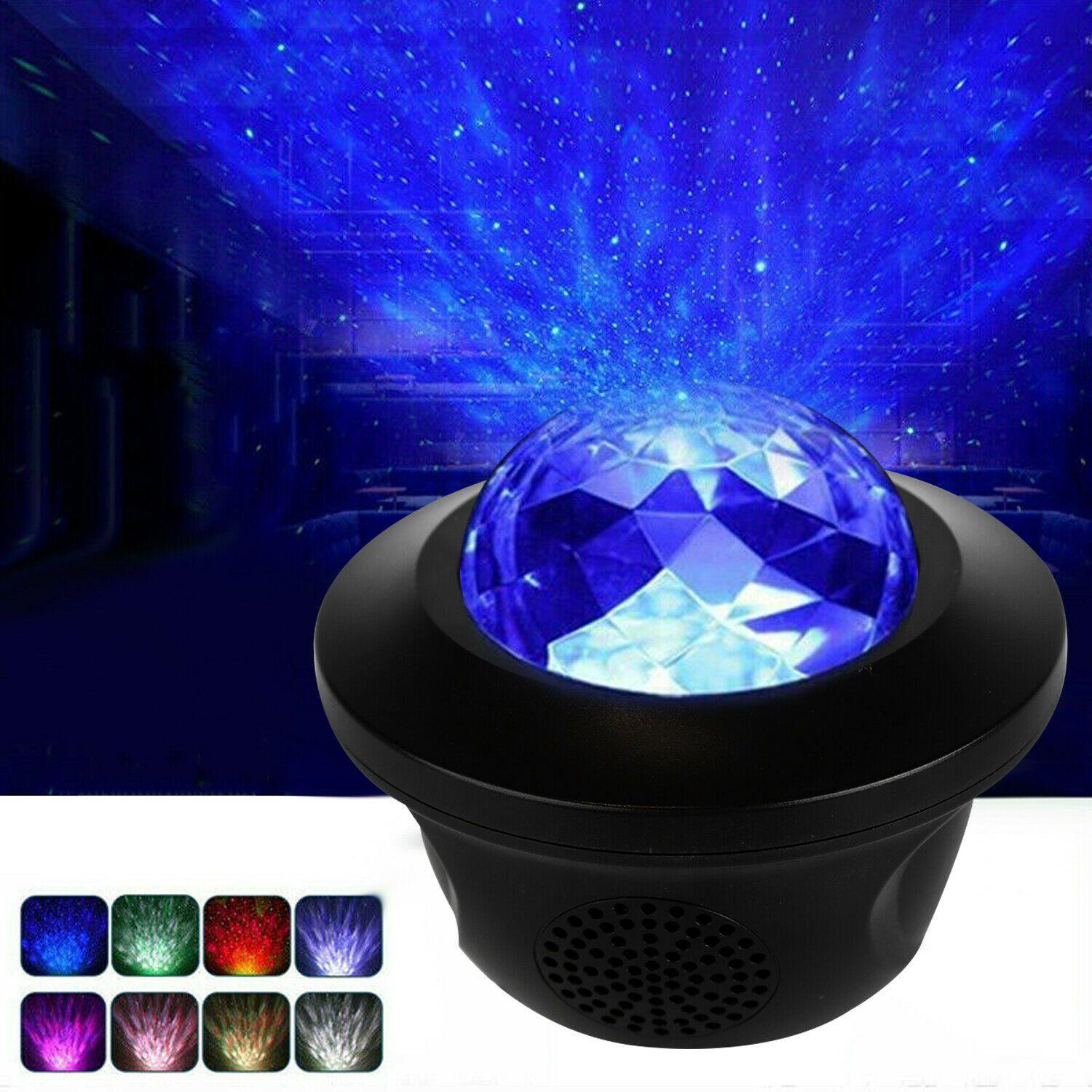 LED Starry Night Sky Galaxy Projector Light 3D Ocean Star Lamp Party Decor Lamp