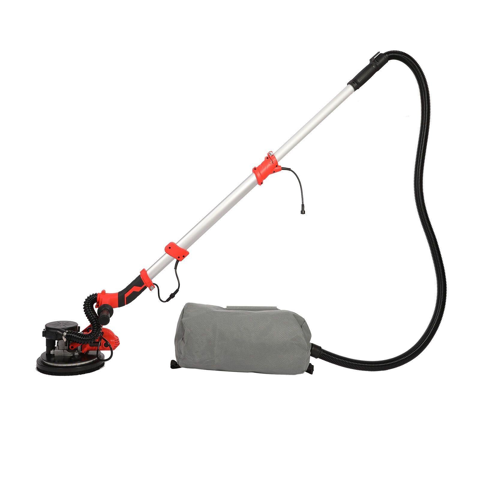 Electric Drywall Sander 800W Adjustable 6 Speed Removable Chassis Edge Light Bar