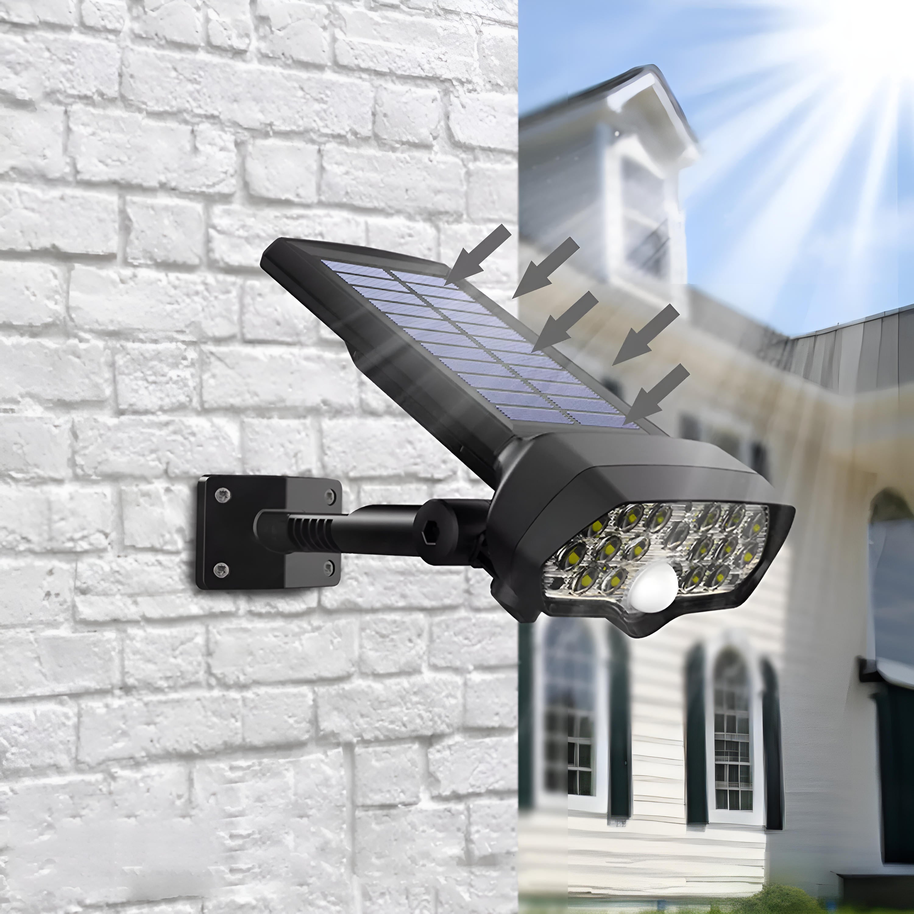 Solar Flood Lights with Motion Sensor