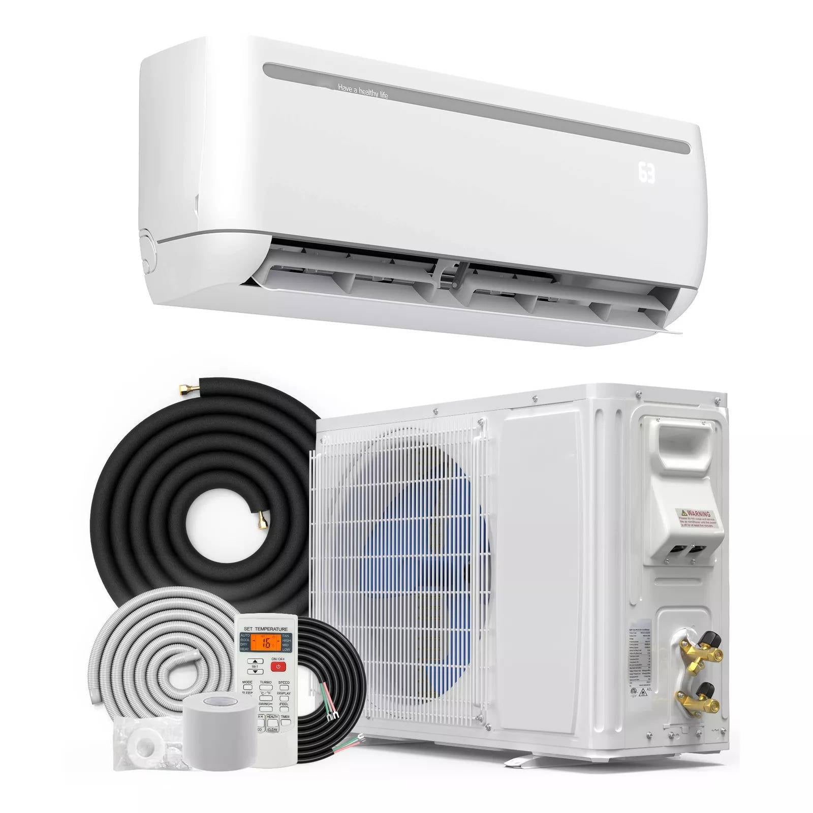 Mini Split Air Conditioner Heat Pump System Ductless Wifi