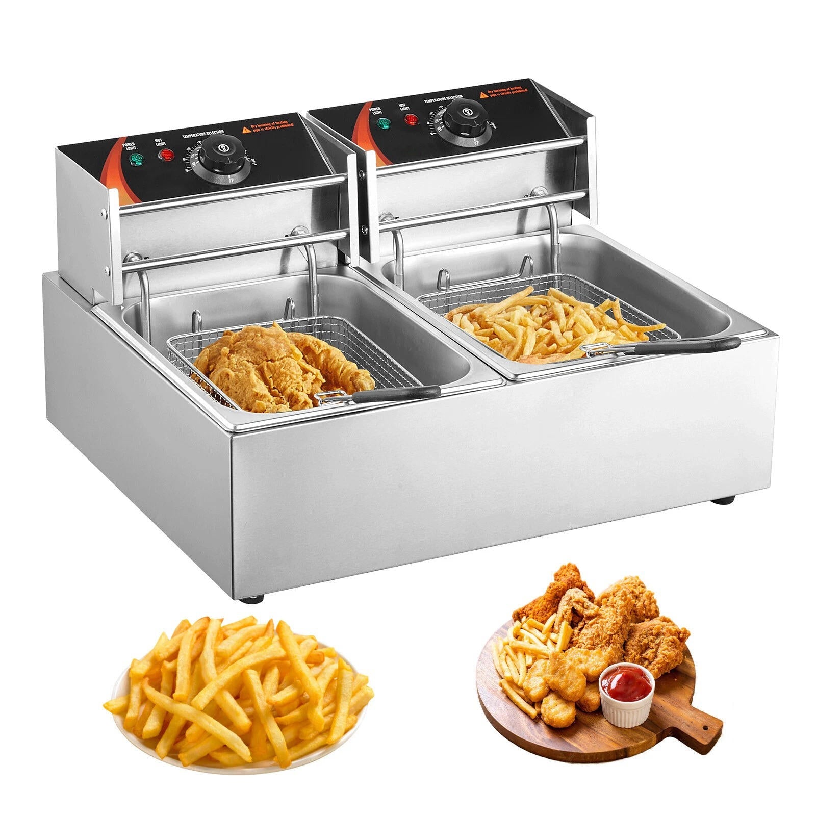 25Qt Commercial Electric Deep Fryer