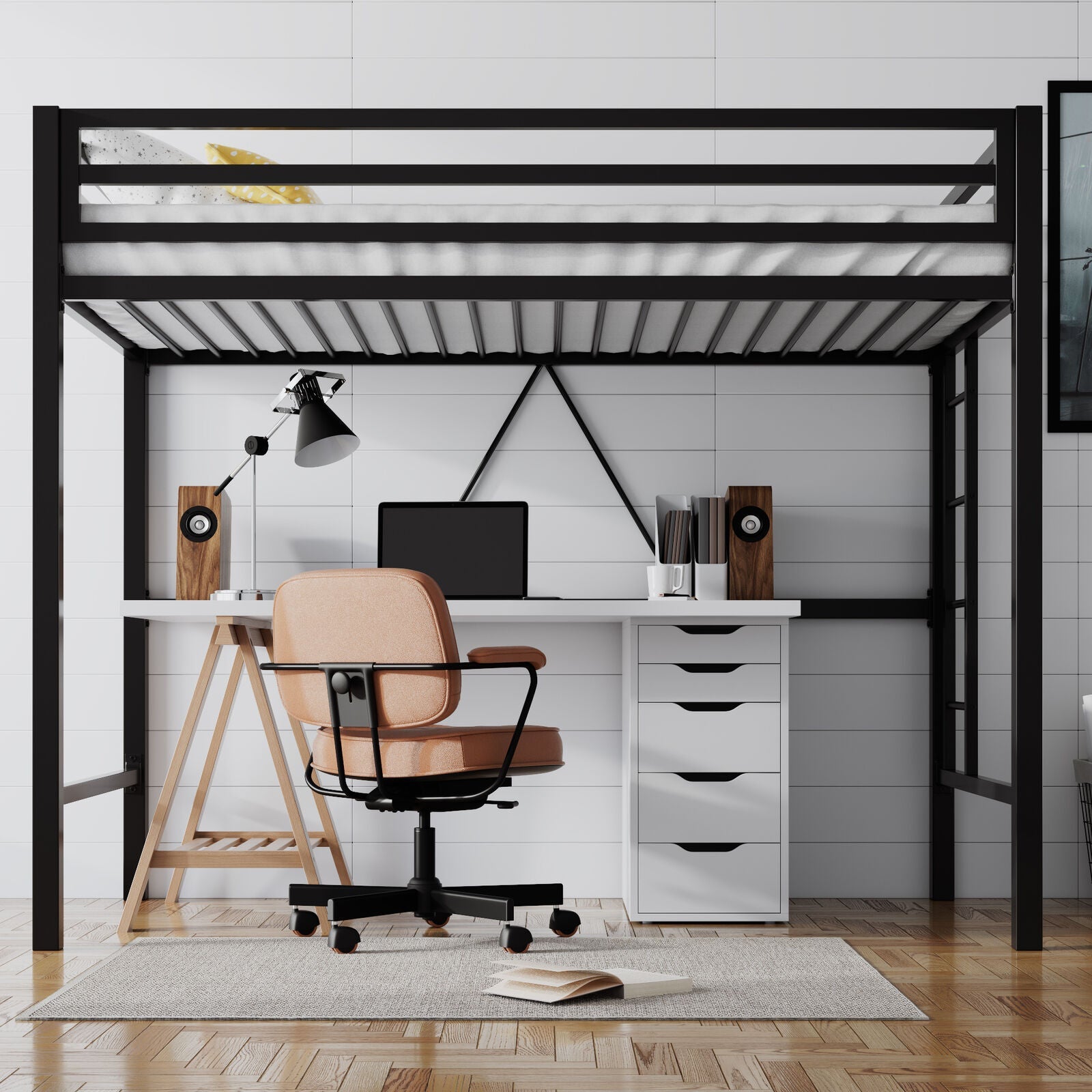 Bunk Bed With Desk