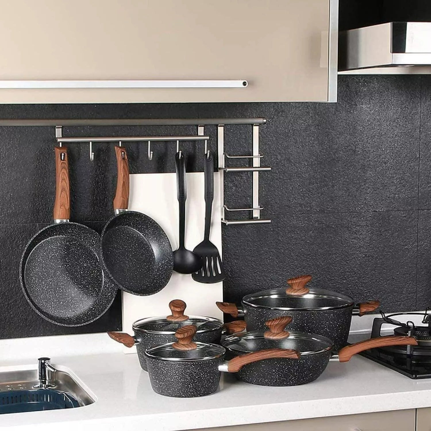 12 Pieces Pots And Pans Set