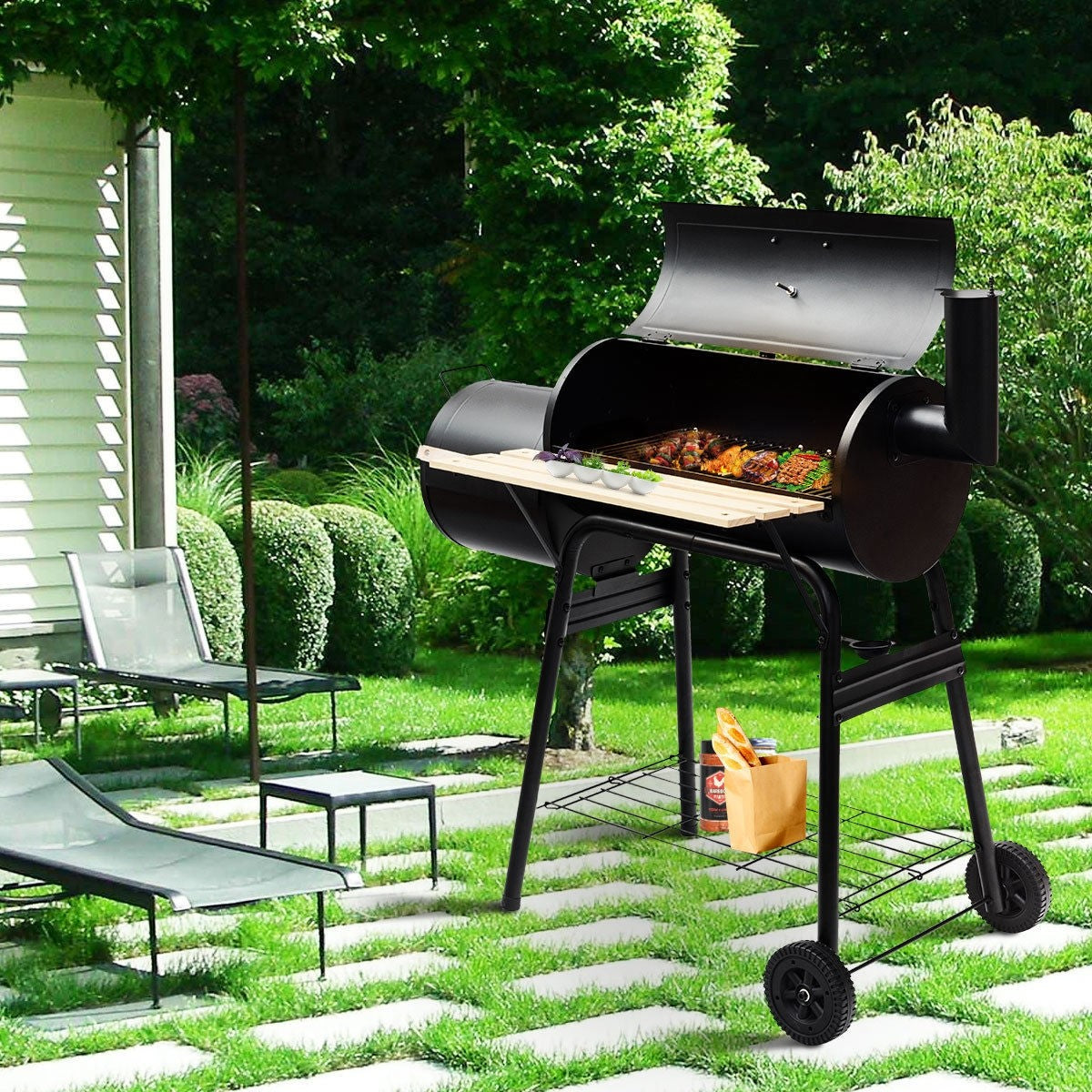 Outdoor BBQ Grill - Barbecue Charcoal Grill