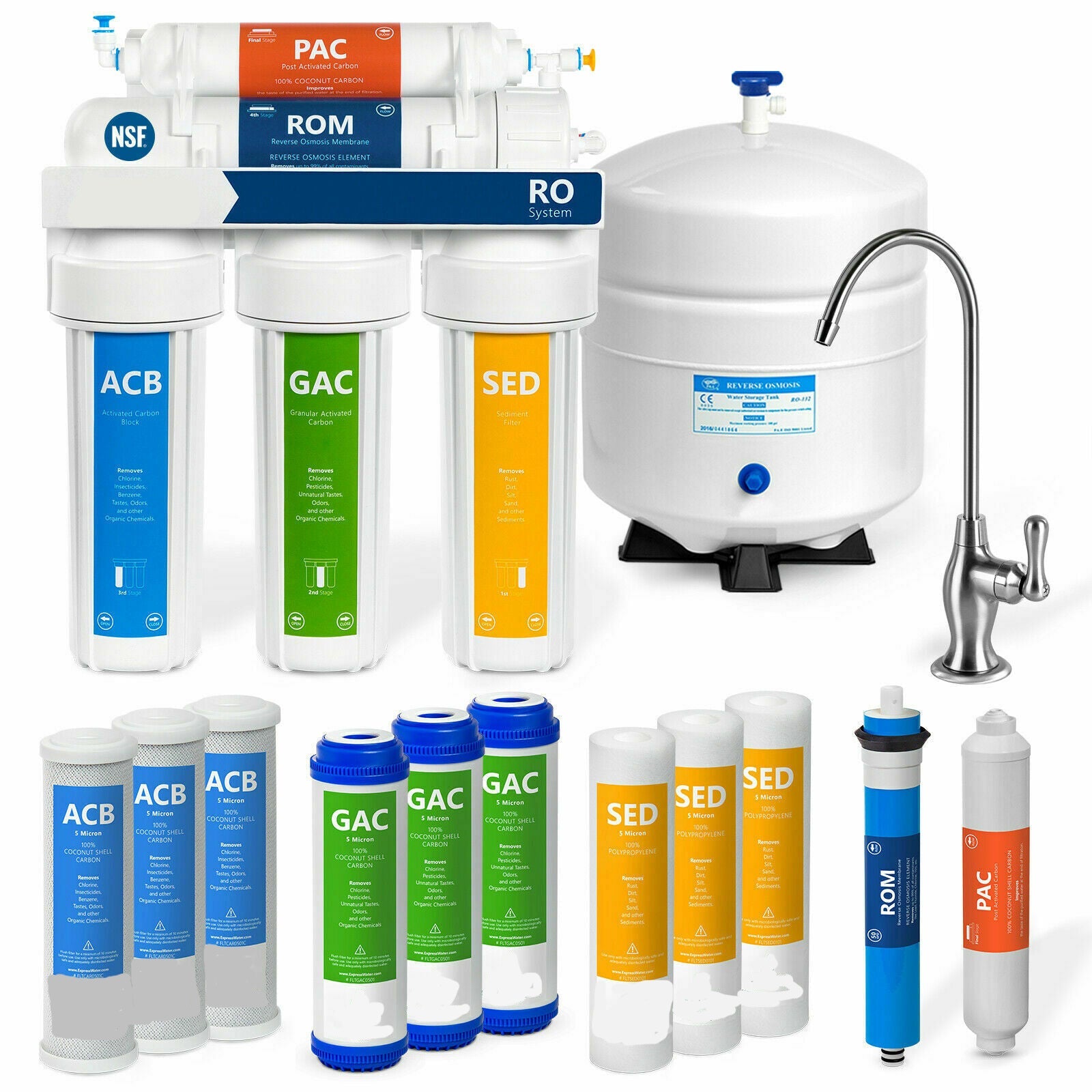 5 stage reverse osmosis water filter