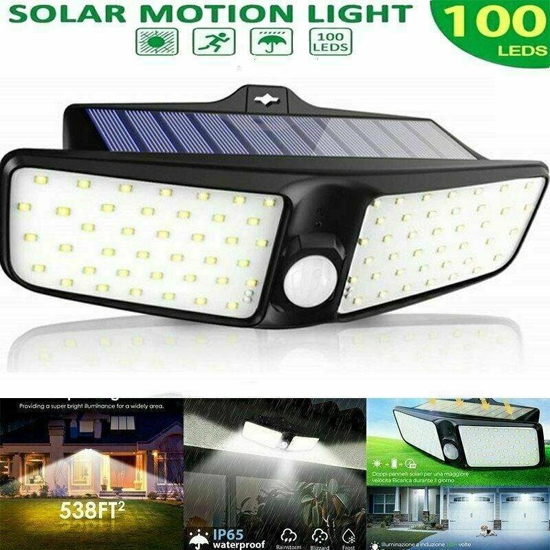 Solar Powered Outdoor Lights With Motion Sensor