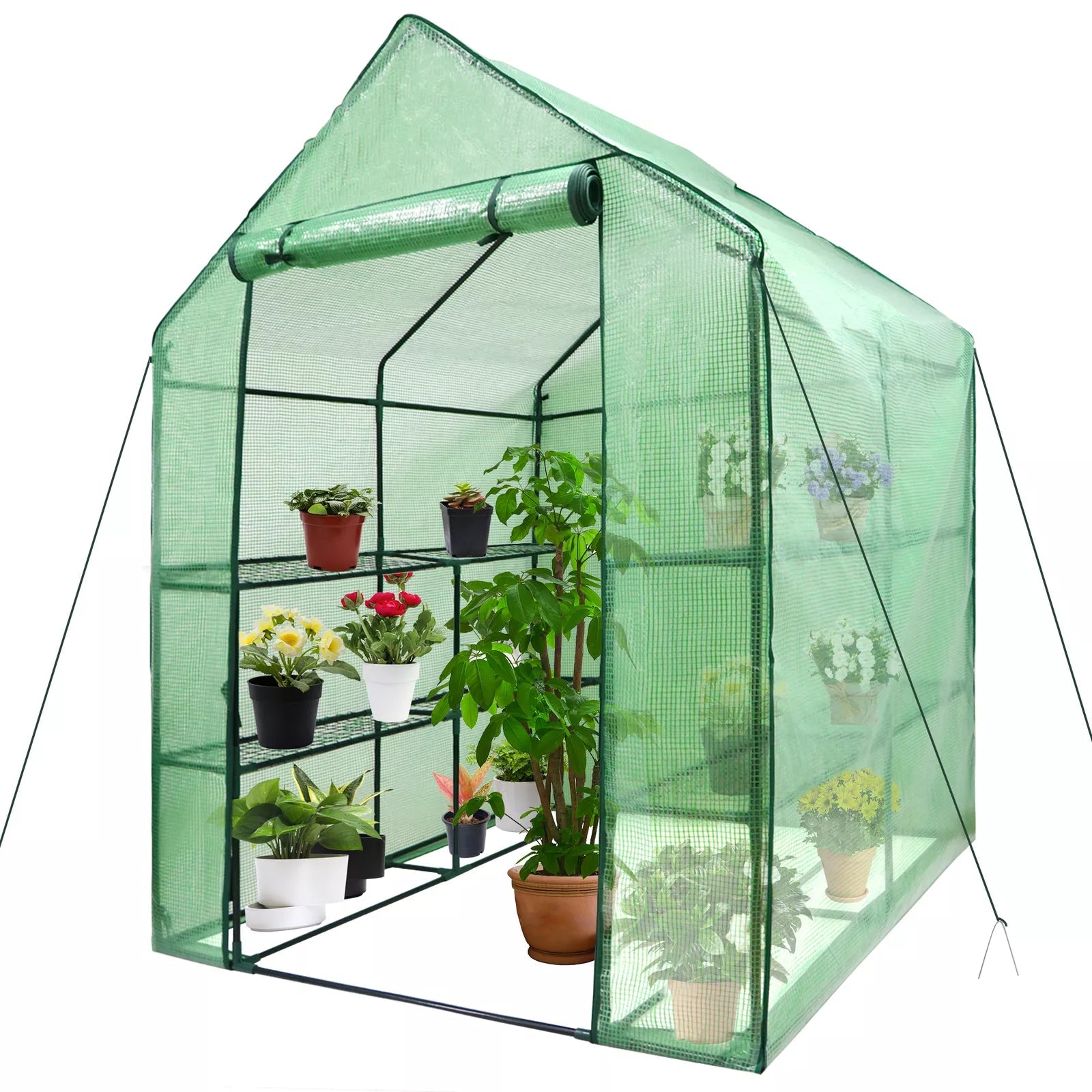 8 Shelves Walk-In Portable Greenhouse