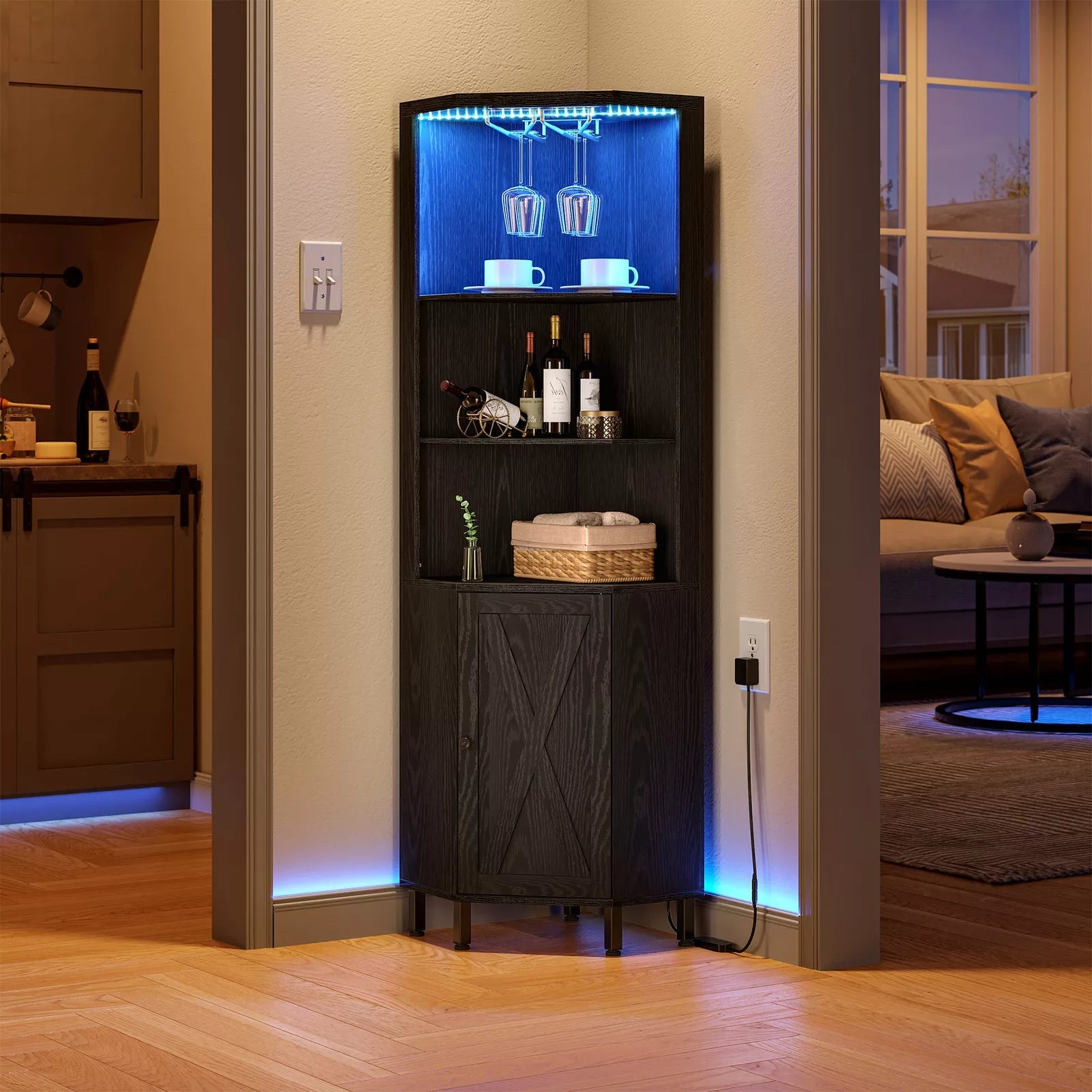 Bar Corner Cabinet