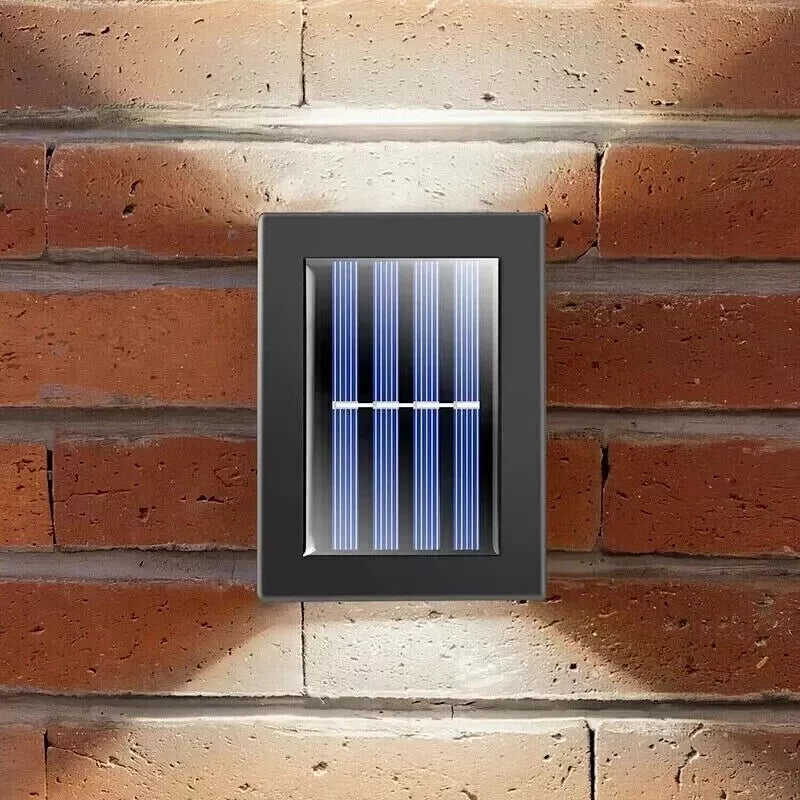 3 Pcs Solar Pathway Lights Wall Mounted