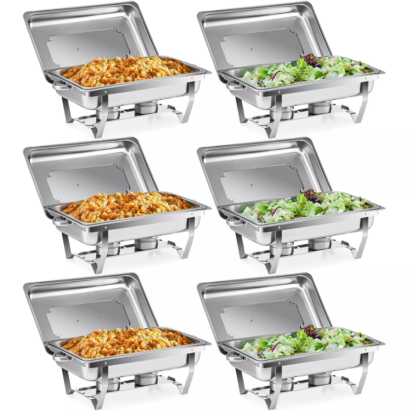 6 Set Buffet Food Warmer