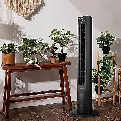 Oscillating Digital Tower Fan With Speed Control Switch