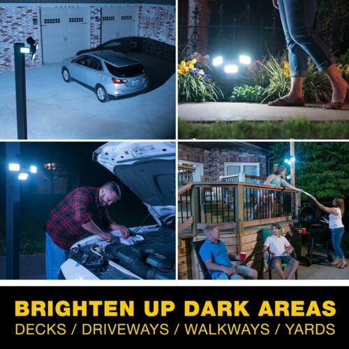 Outdoor Solar Floodlight with Motion Sensor and Remote Control