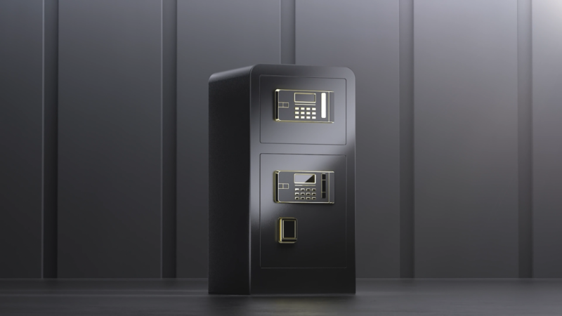 Large Home Safes 4.5Cub Fireproof Double Safes Lockbox Digital Keypad Money Safe