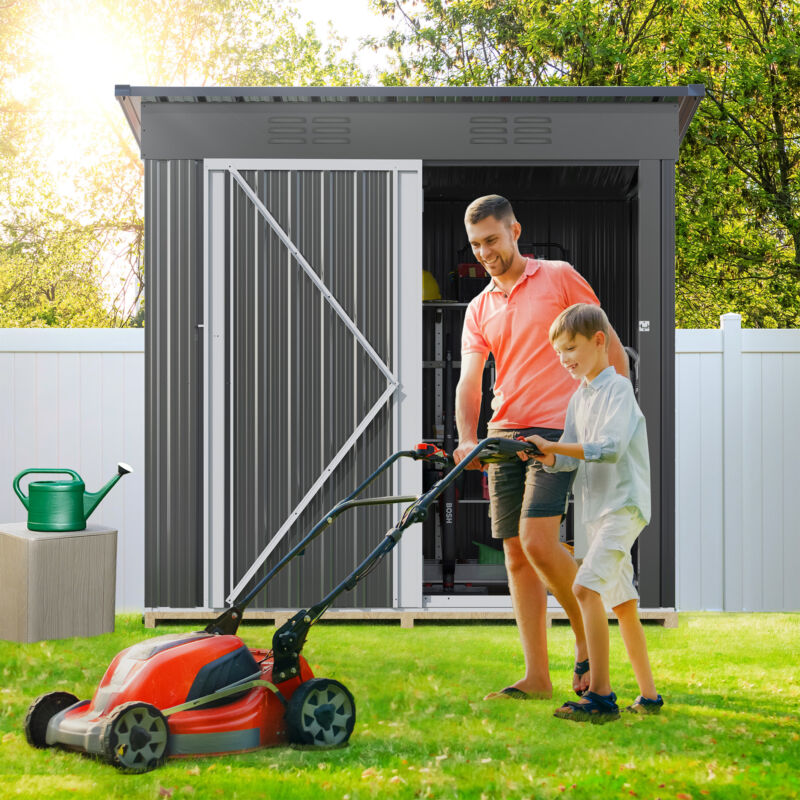 Heavy Duty Tool Sheds Storage Outdoor Storage Shed w/Lockable House tool shed