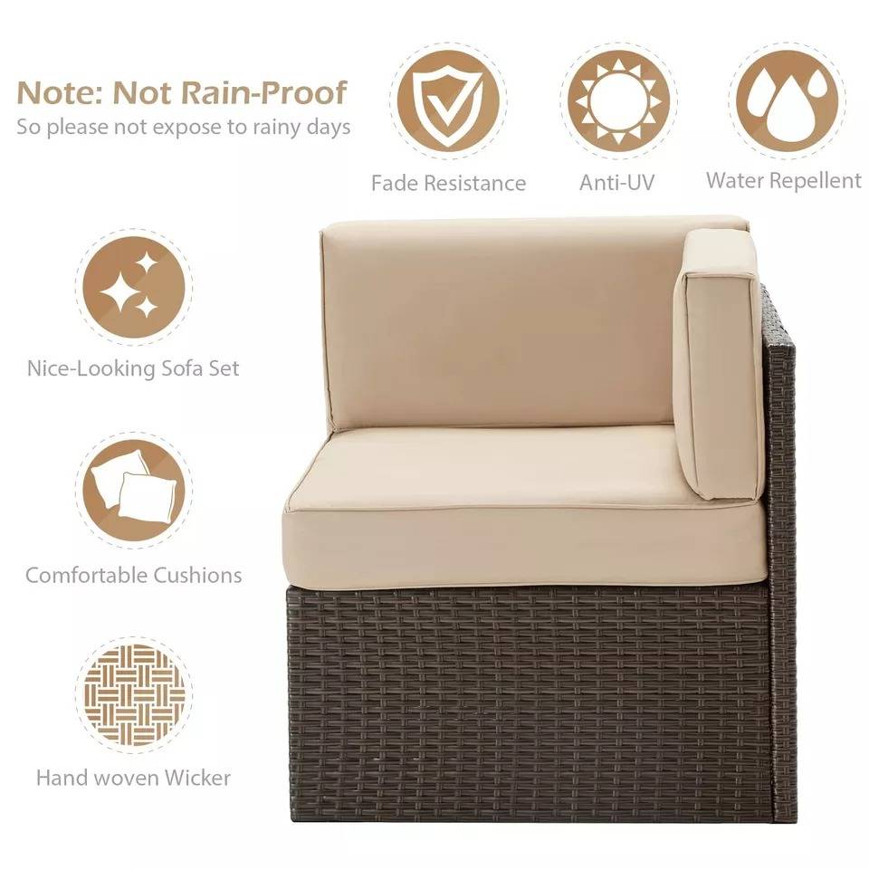 Outdoor Patio Furniture Set 7 Piece