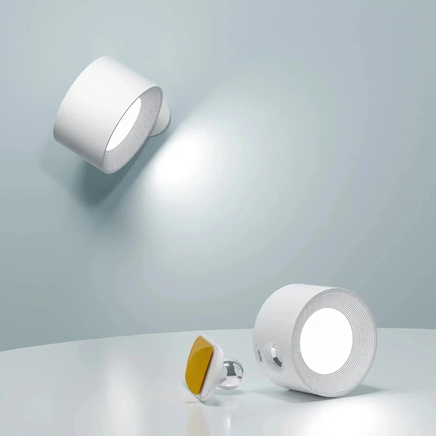 Battery Operated Wall Light | Rechargeable, 360° Adjustable & Wireless for Bedrooms, Hallways & Reading Corners